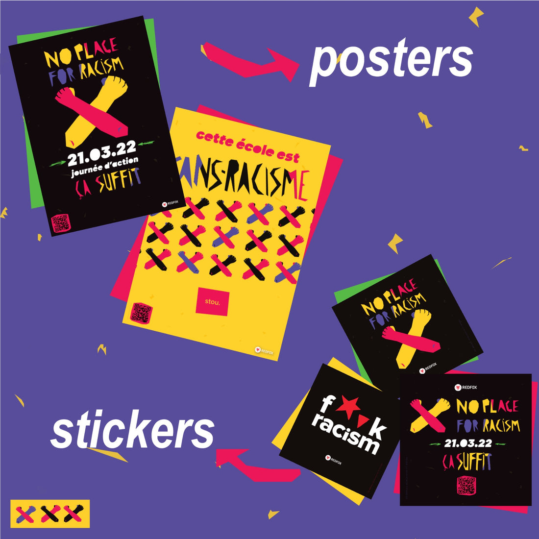 Action Pack "NO PLACE FOR RACISM"