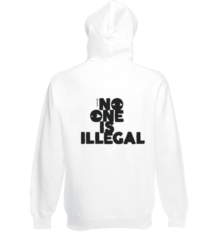 Hoodie - No one is illegal