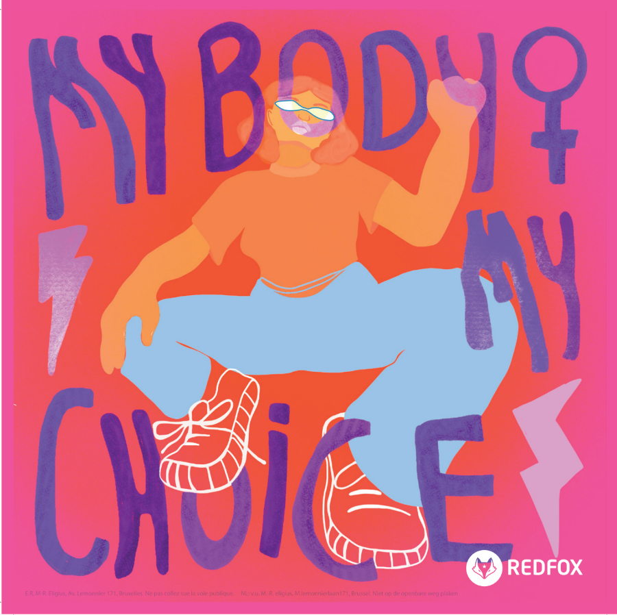 Autocollant - My body my choice