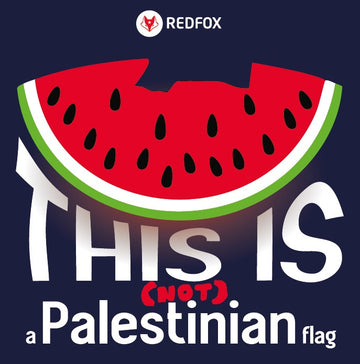 Autocollant - (Not) a Palestinian flag