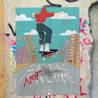 Poster - Skating is not a crime