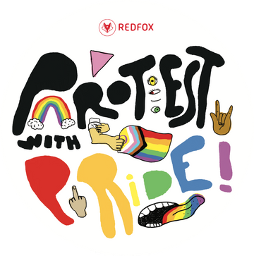 Autocollant - Protest with pride