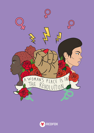 Poster - A woman's place is in the revolution